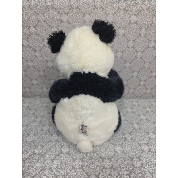 12" Gund Soft Panda Plush Stuffed Animal Toy Black & White Bei Bei Decor Cuddle - Picture 3 of 10
